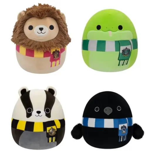 10-Inch Squishmallow Harry Potter House Mascots – Mixed Character Variety 1