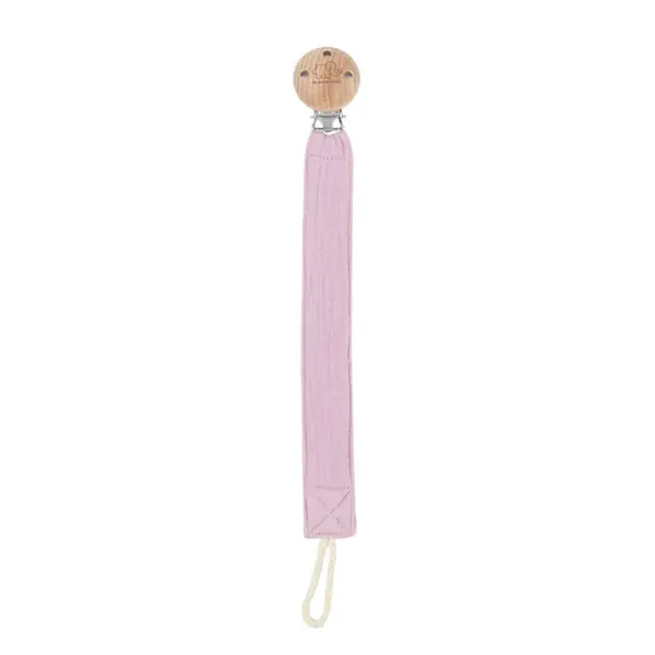 100% Cotton Soother Clip – Lavender Lilac 1