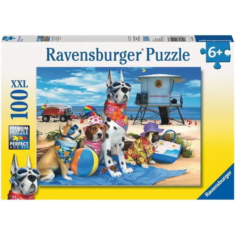 100-Piece Beach-Themed Puzzle: ‘No Dogs Allowed’ 1