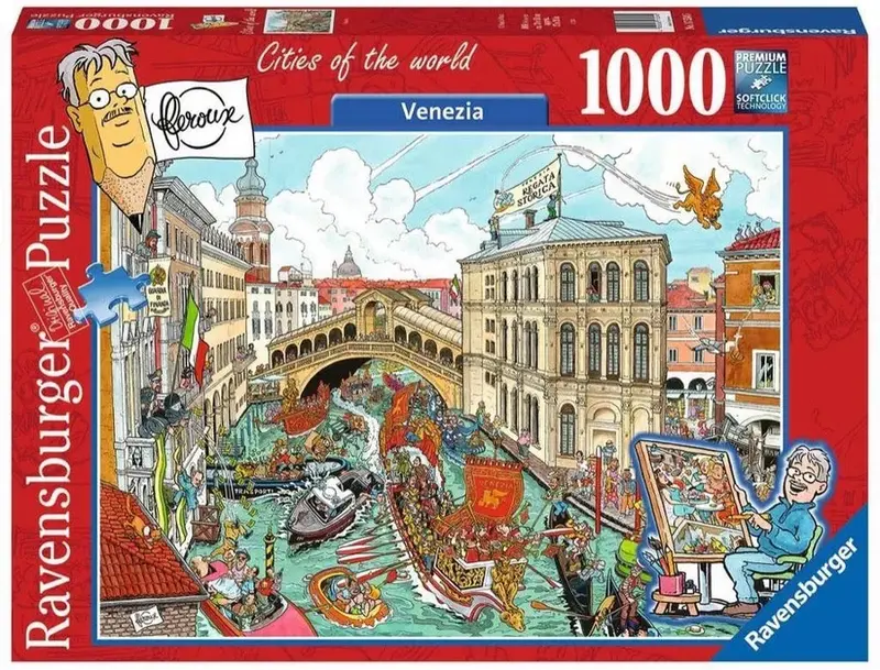 1000-Piece Venezia Cityscape Jigsaw Puzzle By Fleroux 1