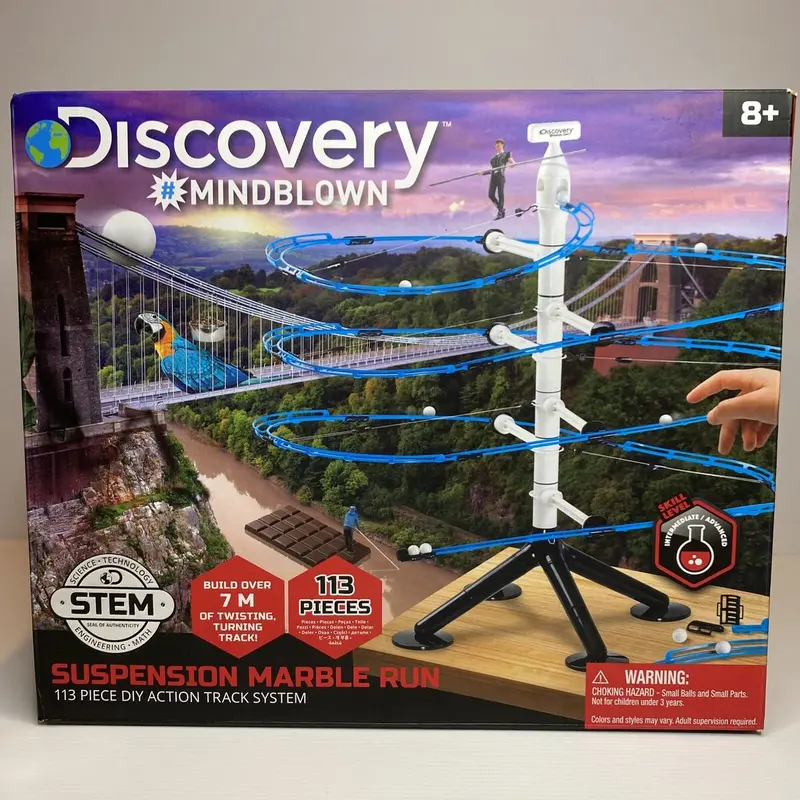 113-Piece Suspended Marble Run Construction Set 1