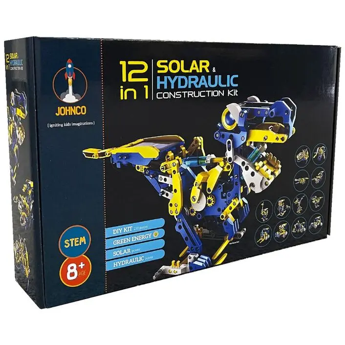 12-In-1 Solar And Hydraulic Engineering Building Kit 1
