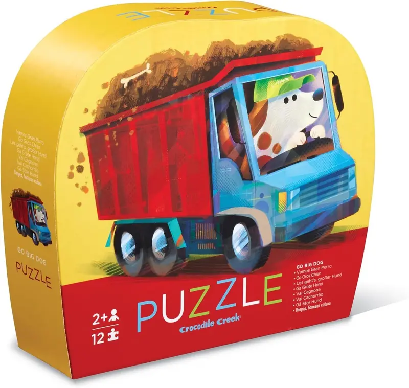 12-Piece Mini Puzzle – Go Big Dog Theme 1