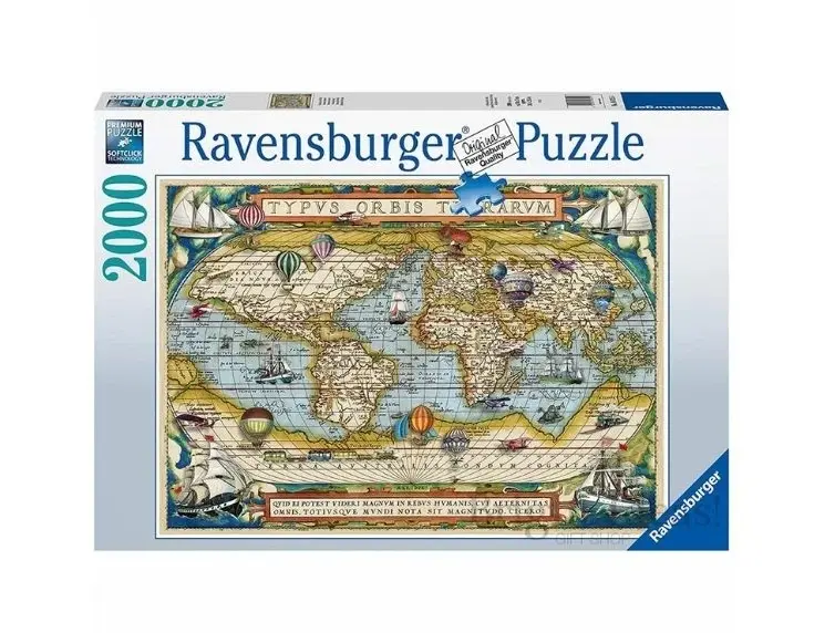 2,000-Piece Around-The-World Themed Jigsaw Puzzle 1