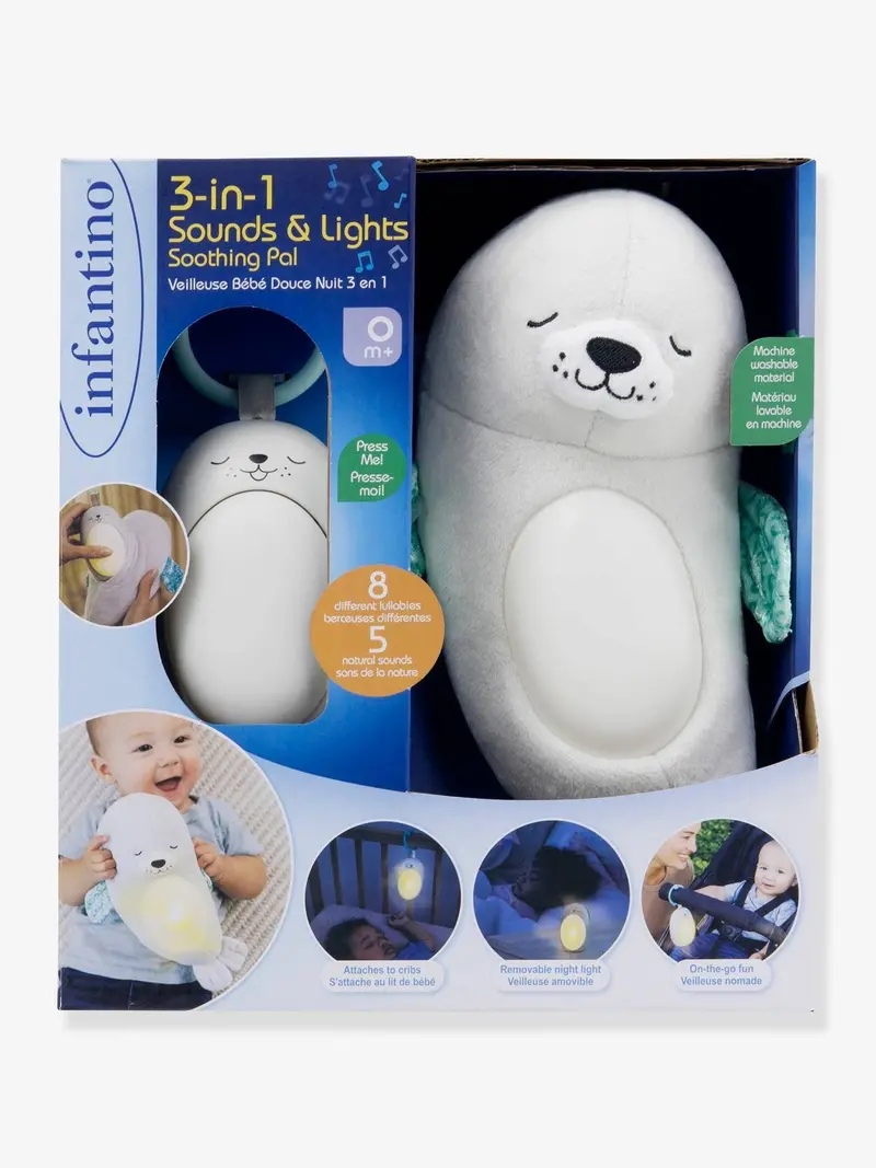 3-In-1 Soothing Pal – Light, Sound, And Vibration Comfort Toy 1