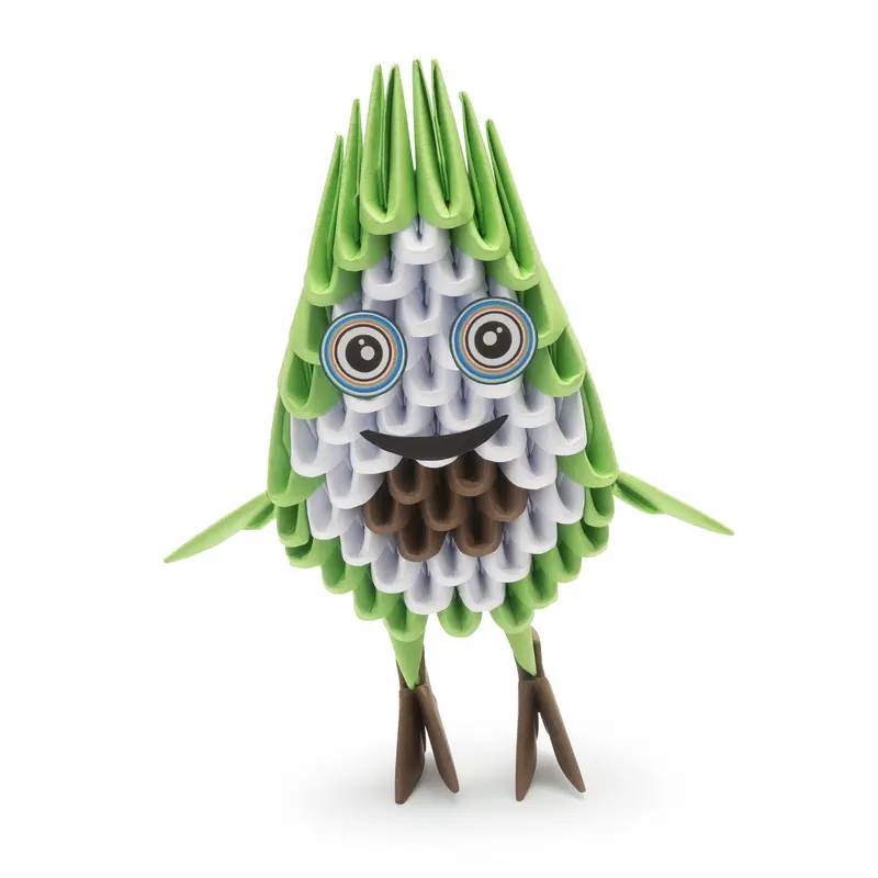 3D Paper Origami Avocado Craft Kit 1