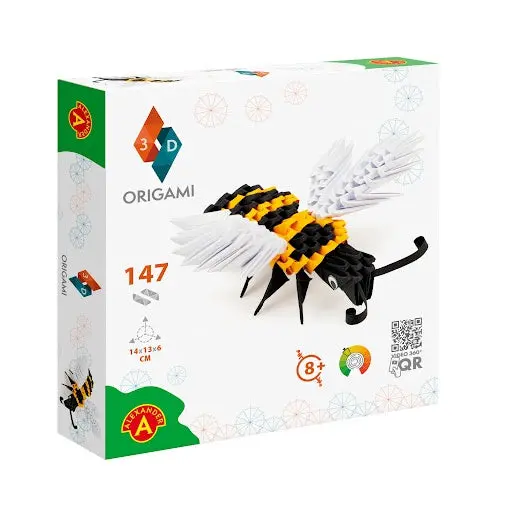 3D Paper Origami Bee Craft Kit 1