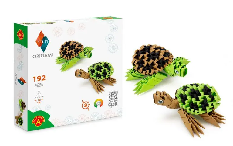 3D Paper Origami Turtle Craft Kit 1