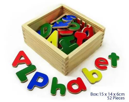 52-Piece Magnetic Alphabet Learning Set 1