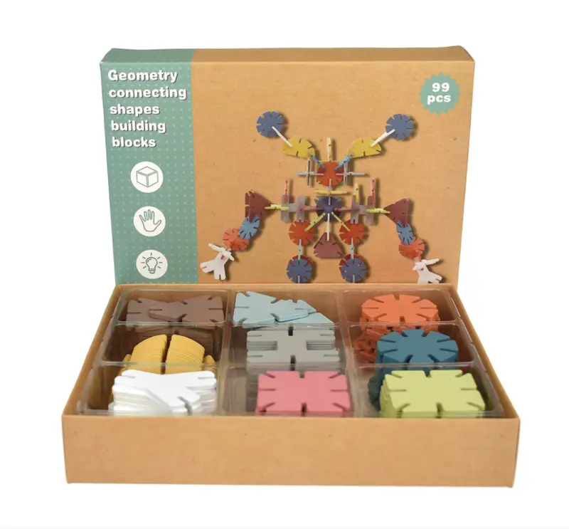 99-Piece Geometric Shape Connector Learning Kit 1