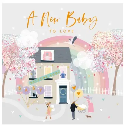 A New Baby To Love – Keepsake Greeting Card 1