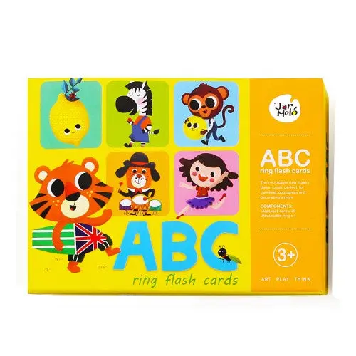 Abc Alphabet Flash Cards With Ring Binder 1