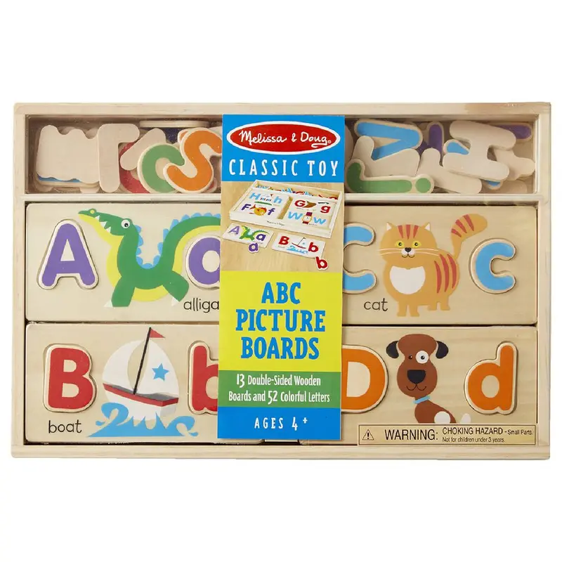 Abc Picture Boards – Early Literacy Flash Cards For Preschoolers 1
