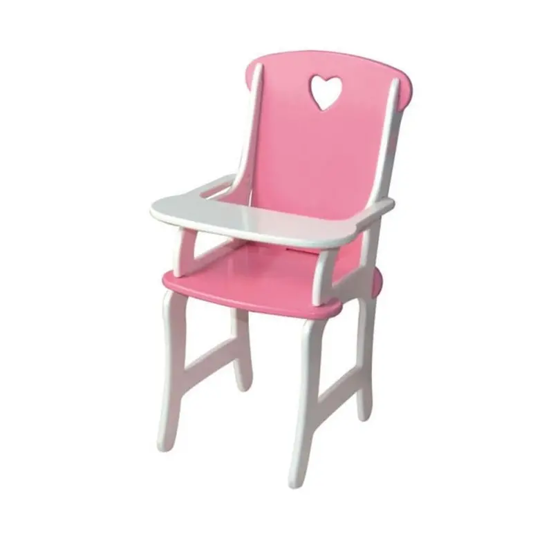 Adjustable Wooden High Chair For Dolls 1
