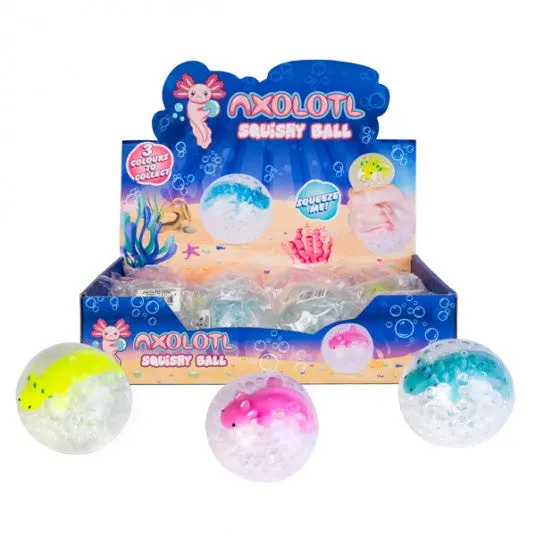Adorable Axolotl-Shaped Squishy Stress Ball 1