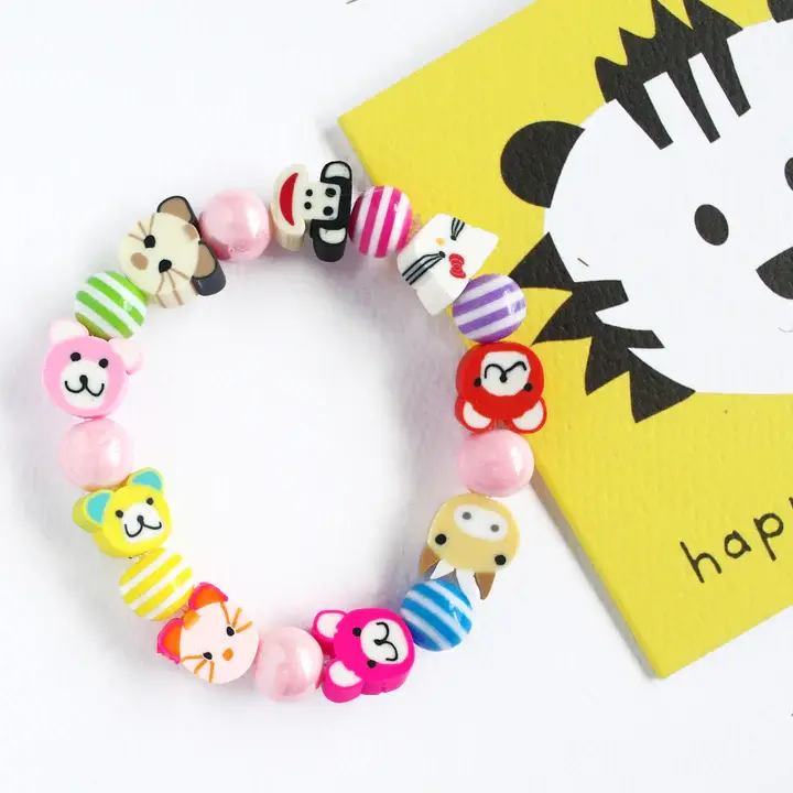 Adorable Furry Friends Charm Bracelet For Kids 1