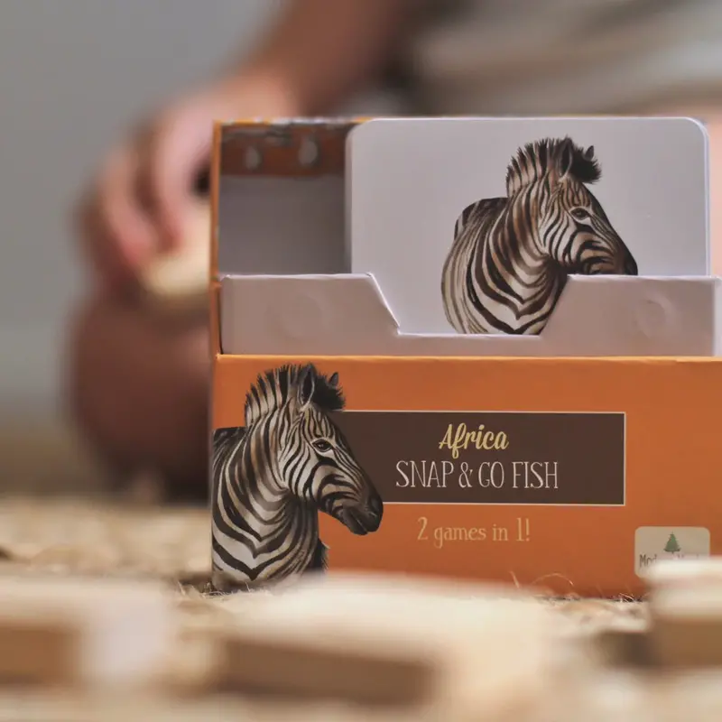 Africa-Themed Snap & Go Fish Card Game 1