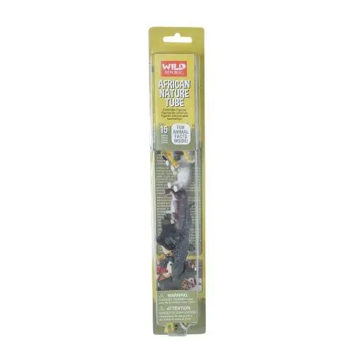 African Nature Discovery Tube – Educational Wildlife Specimen Display 1