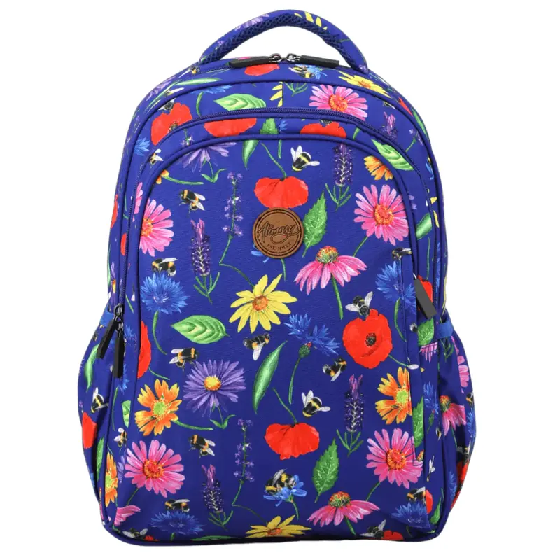Alimasy Kids Backpack – Bees & Blooming Flowers 1