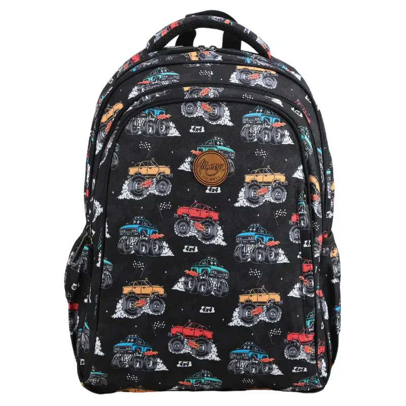 Alimasy Kids Backpack – Monster Truck Design 1