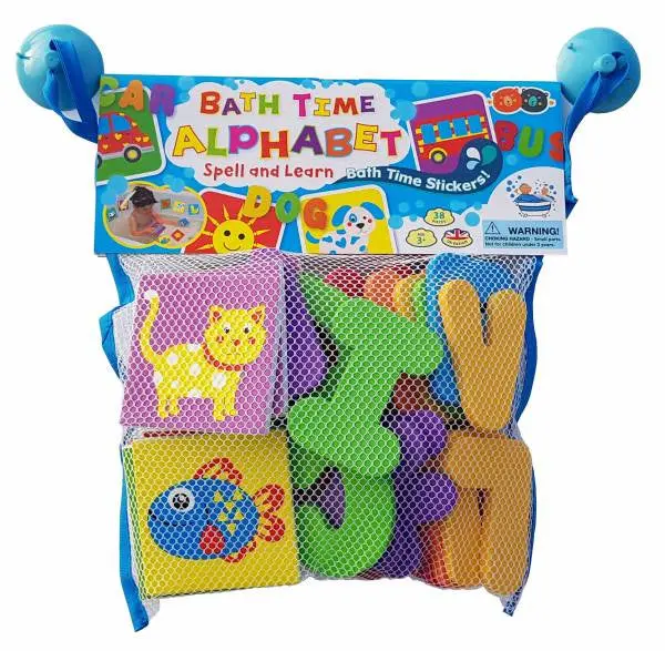 Alphabet Bath Stickers – Spell & Learn Letters In The Tub 1
