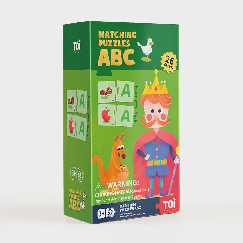 Alphabet Matching Puzzle – Preschool Letter Recognition Activity 1
