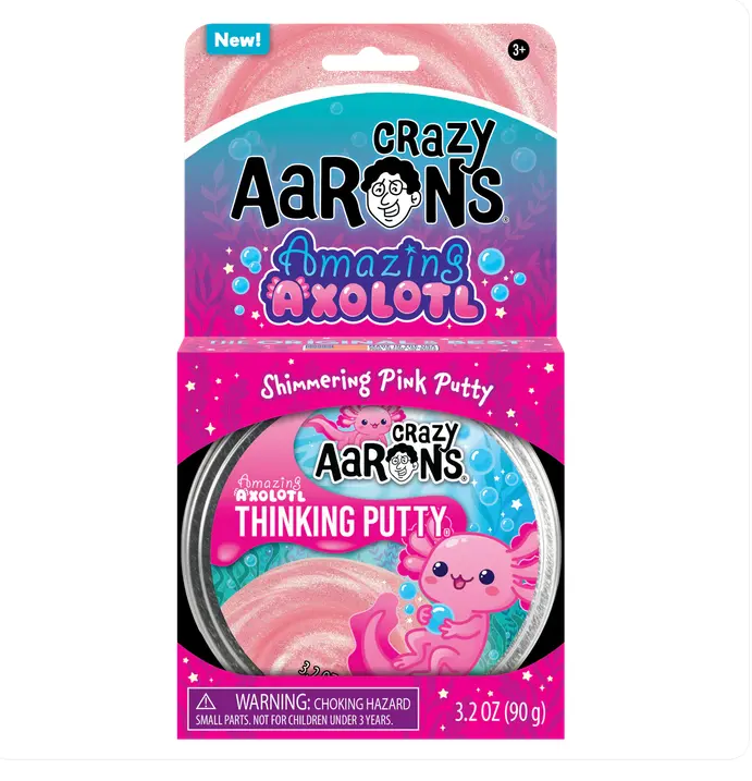 Amazing Axolotl Themed Thinking Putty – 90G Tin 1