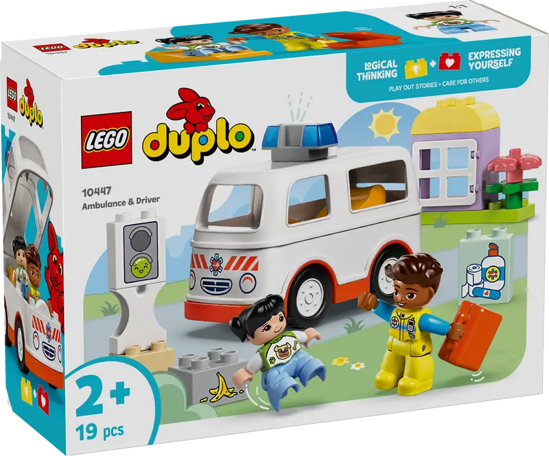 Ambulance With Driver Figure – Lego 10447 1