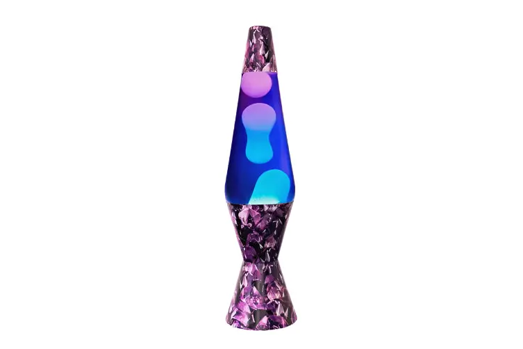 Amethyst Diamond Motion Lava Lamp – Rotating Crystal Effect 1