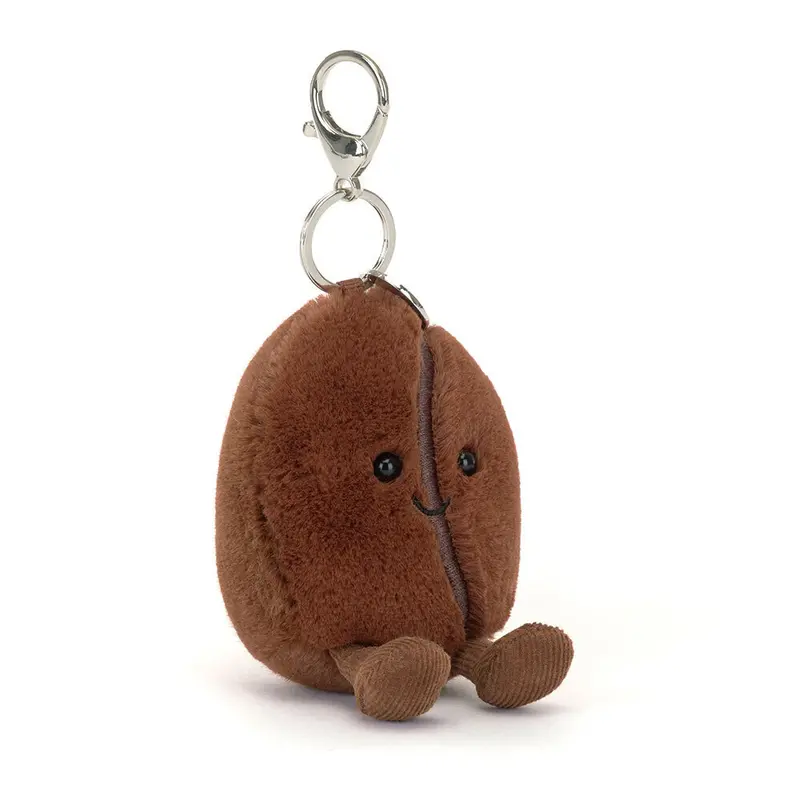Amuseables Coffee Bean Plush Keychain Charm 1