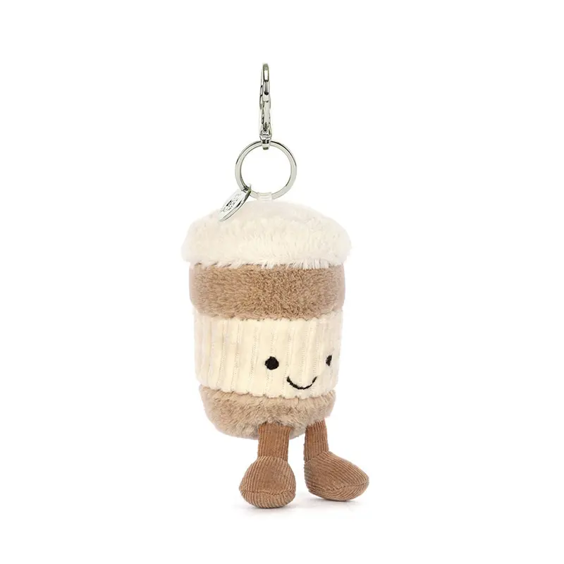 Amuseables Coffee-To-Go Bag Charm – Miniature Travel Accessory 1