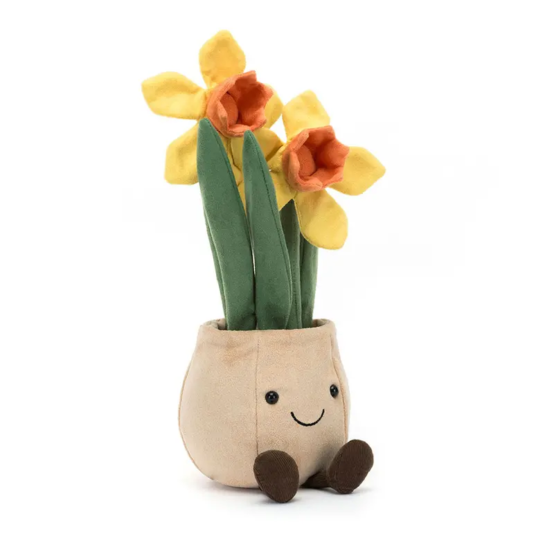 Amuseables Daffodil In Ceramic Pot Decor 1