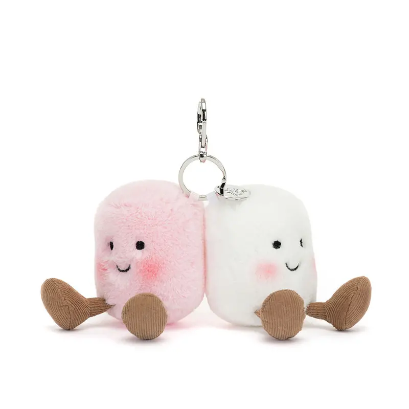 Amuseables Marshmallow Pair – Bag Charm Accessory 1
