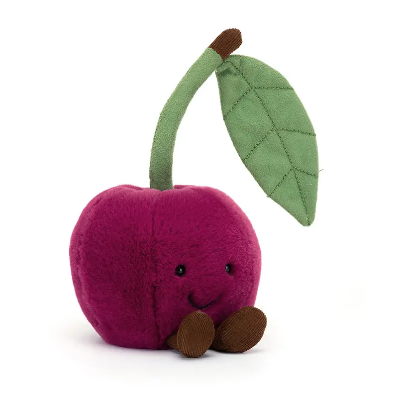Amuseables Plush Cherry – Soft Squeaky Collectible Toy 1