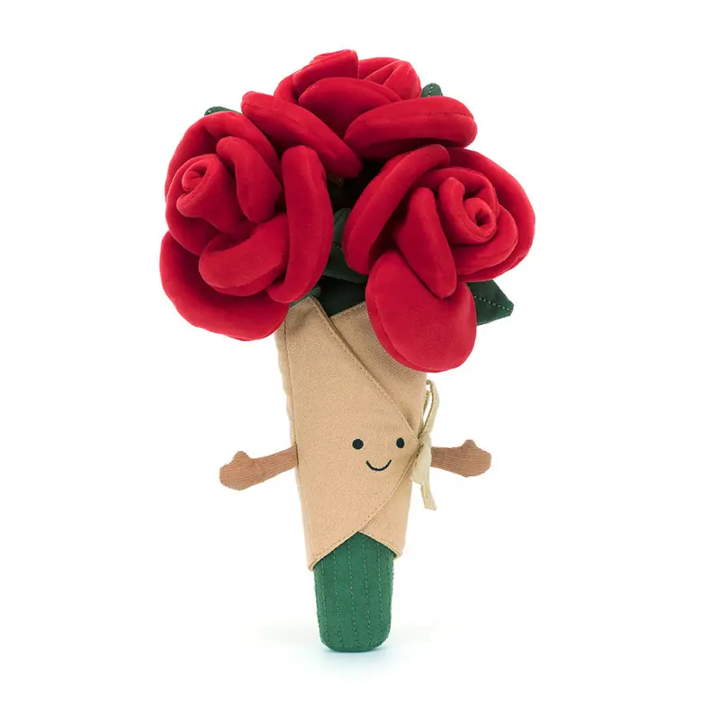 Amuseables Rose Bouquet Plush – Huggable Floral-Themed Stuffed Gift 1