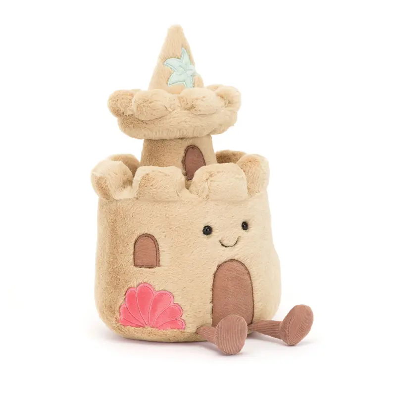 Amuseables Sandcastle Plush – Beach-Inspired Squishy Toy 1