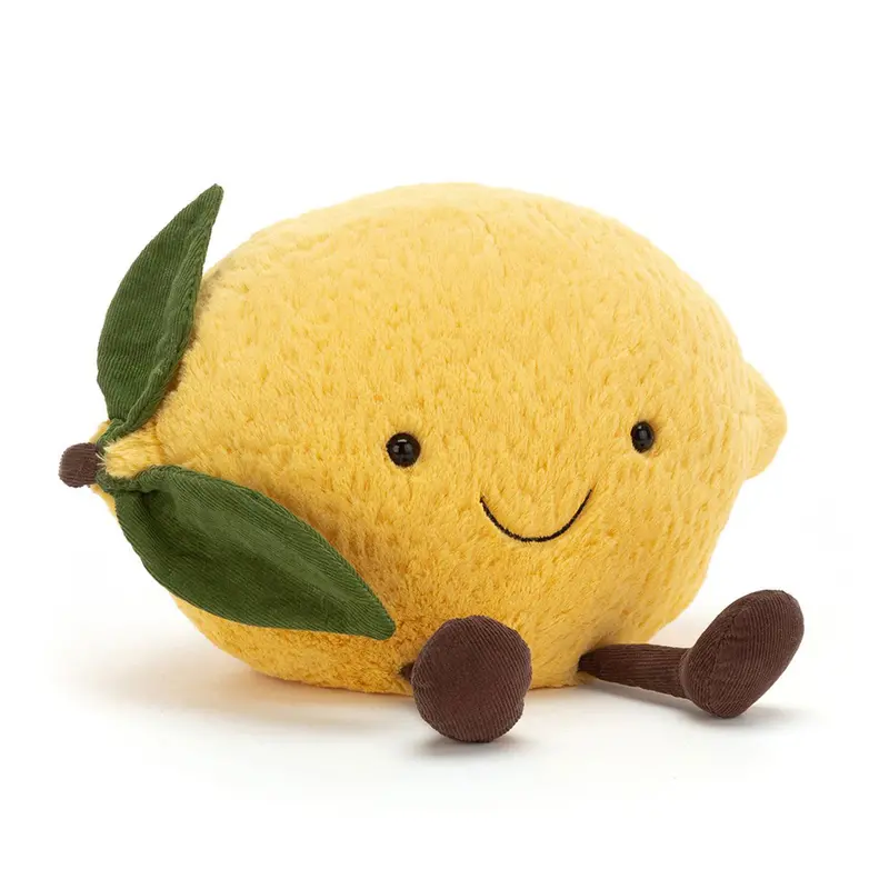 Amuseables Squeaky Lemon Plush Toy 1