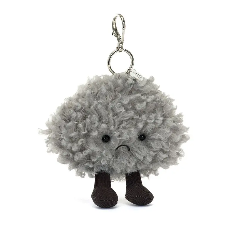 Amuseables Storm Cloud Bag Charm – Adorable Rainy-Day Keychain 1