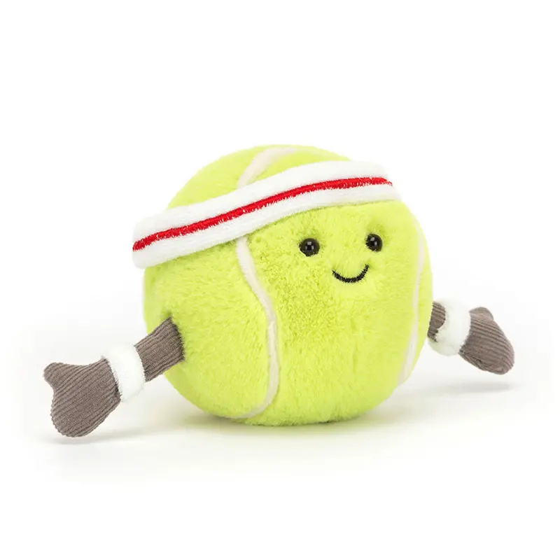 Amuseables Tennis Ball Plush – Sporty Mini Ball-Shaped Companion 1