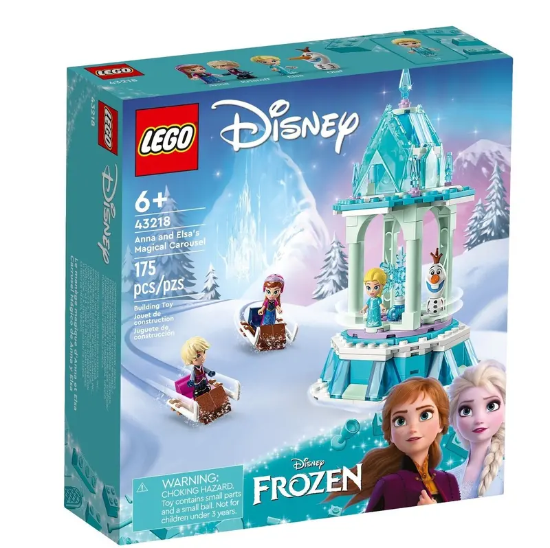 Anna And Elsa Magical Carousel Lego Set (43218) 1