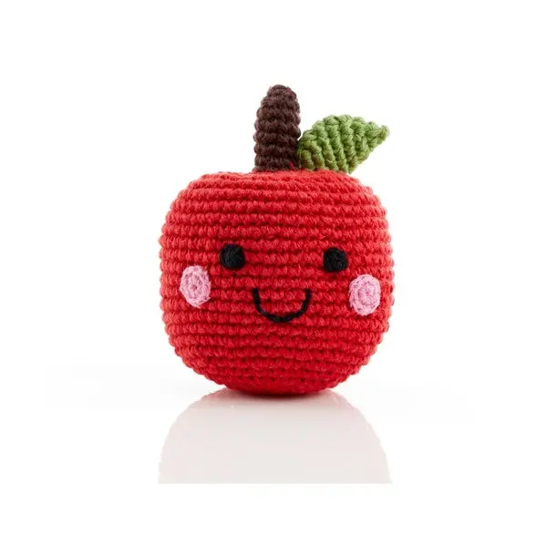 Apple-Themed Friendly Rattle For Babies 1