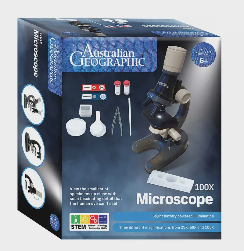 Australian Geographic 100X Educational Microscope 1