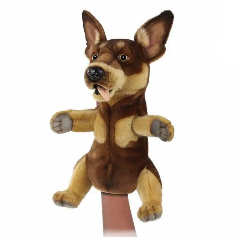 Australian Kelpie Puppy Hand Puppet By Hansa 1