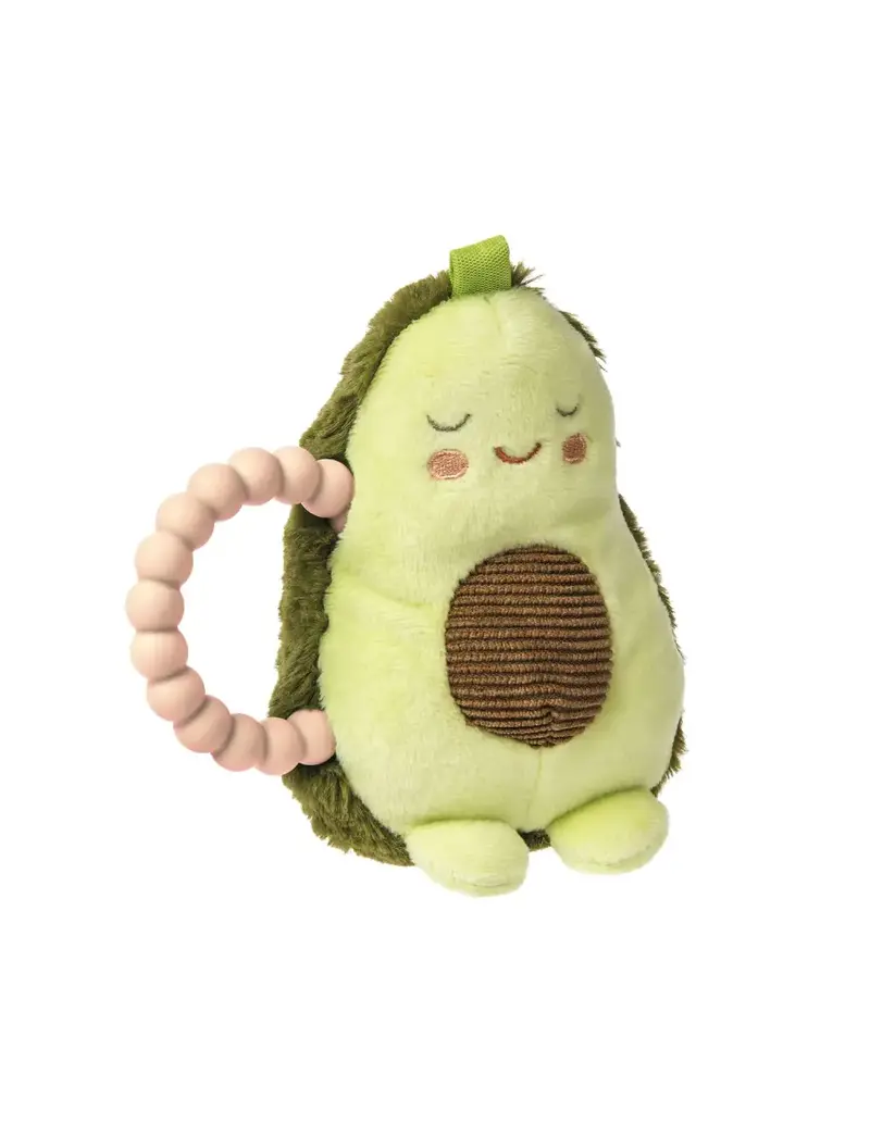 Avocado-Shaped Teether Rattle For Babies – Sweet Soothies Collection 1