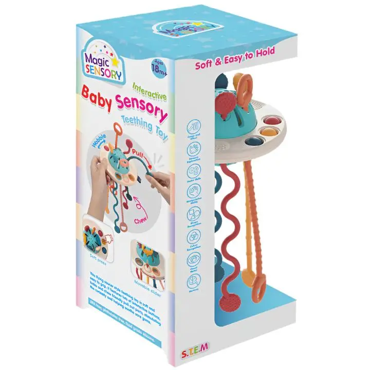 Baby Teething Toy With Multi-Texture Sensory Features 1