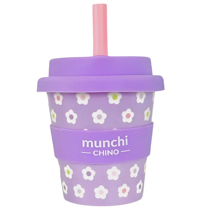Babychino-Style Reusable Cup With Integrated Straw 2