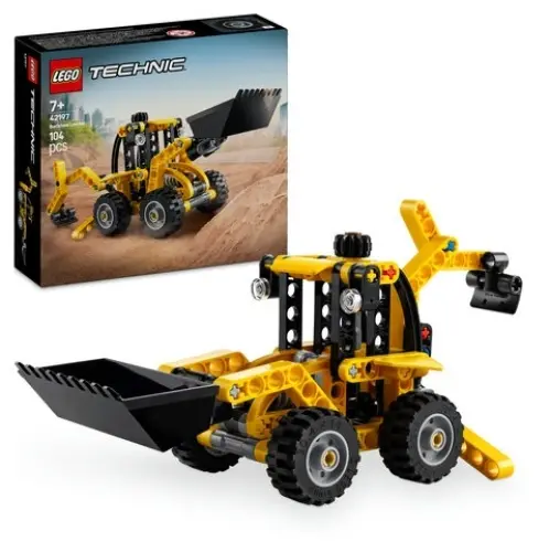 Backhoe Loader Construction Model – Lego 42197 1
