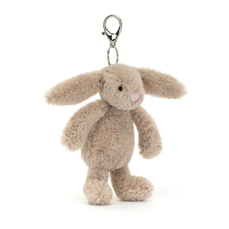 Bashful Beige Bunny Bag Charm Accessory 1