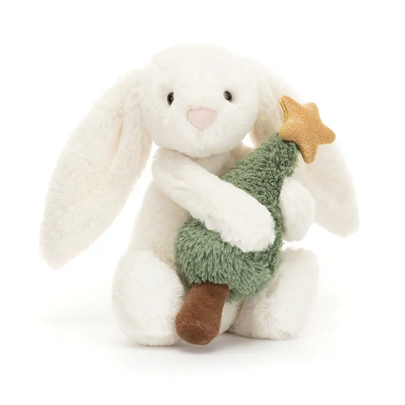Bashful Bunny With Festive Christmas Tree Ornament 1