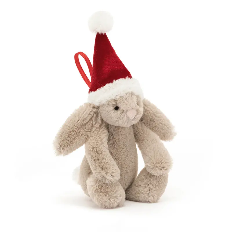 Bashful Holiday Bunny Ornament 1